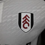 Fulham 2023-24 home white player version soccer Jersey