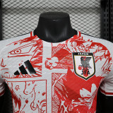 2024-25 Japan red and white dragon ball player version jersey (The player version is more slim fit, it is recommended to buy one size larger)