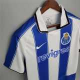 2003-04 Porto home blue  white