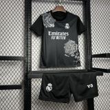2024-25 Real Madrid  Y3 Rose Special Edition black Kids Kit