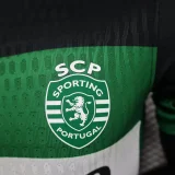 2024-25 Sporting Lisbon Home player version(The player version is more slim fit, it is recommended to buy one size larger)