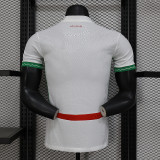 2025 Morocco away white player version jersey   (The player version is more slim fit, it is recommended to buy one size larger)