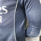 2025-26.Real Madrid  Away Player Version Long sleeve jersey   (The player version is more slim fit, it is recommended to buy one size larger)