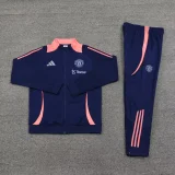 Manchester United 2024 navy blue jacket set