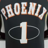 2022 Season Booker #1 Suns City Edition Black NBA Jersey