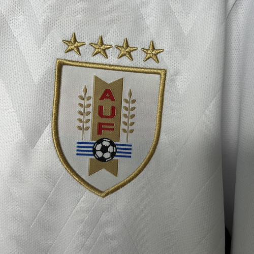 2025-26 Uruguay away soccer jersey