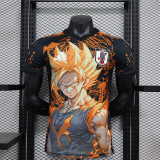 24-25 Japan Goku black and orange player version jersye (The player version is more slim fit, it is recommended to buy one size larger)