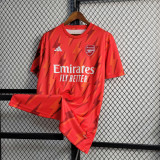 2023-24 Arsenal  Red Training Suit jersey