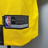 Bryant #8 Lakers Round neck yellow