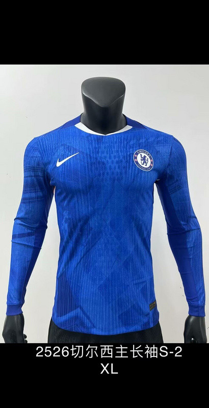 25-26 Chelsea home long sleeve player version jersey