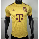 2025-26 Bayern 125th Anniversary Edition Yellow Player version  (The player version is more slim fit, it is recommended to buy one size larger)