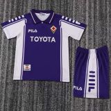 1999-00 Fiorentina home retro kid kit