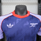 2024-25 Arsenal Purple  Model Player version jersey (The player version is more slim fit, it is recommended to buy one size larger)