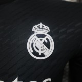 2024-25 Real Madrid black Y3 Rose player version jersey(The player version is more slim fit, it is recommended to buy one size larger)