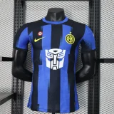 Inter Milan 2023-24 Special edtion Player version soccer jerseys   (The player version is more slim fit, it is recommended to buy one size larger)