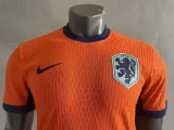 2024 Netherlands home player version(The player version is more slim fit, it is recommended to buy one size larger)