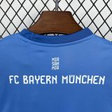 2025-26 Bayern Munich Blue Goalkeeper Kids Kit