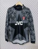 1994-94 Arsenal Black goalkeeper long sleeve retro jersey