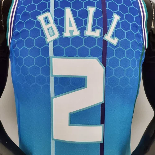 2022 BALL#2 Hornets City Edition Blue
