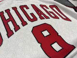 CSeason 2023 Bulls White City Edition No. 8 Lavine NBA Jersey