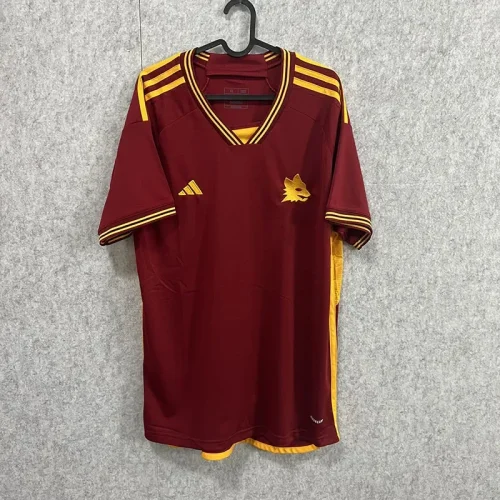 2023-24 Roma home soccer jerseys