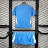 2024-25 Real Madrid blue goalkeeper kid kit