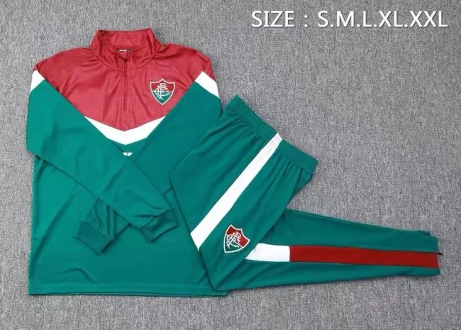 2023-24 Fluminense Jersey Long Sleeve Football Training Wear Set