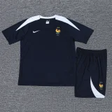 2024-25 France black cotton training suit