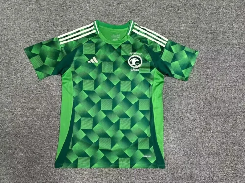 saudi arabia 2024-25 home green soccer jerseysuy one size larger)