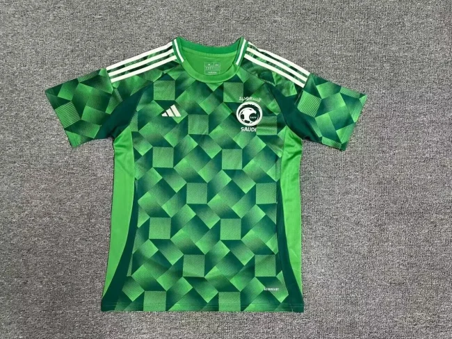 saudi arabia 2024-25 home green soccer jerseysuy one size larger)