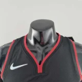 75th Anniversary Miami Heat BUTLER#22 black NBA Jersey