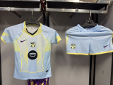 2025-26 .Barcelona  blue and yellow special kid kit