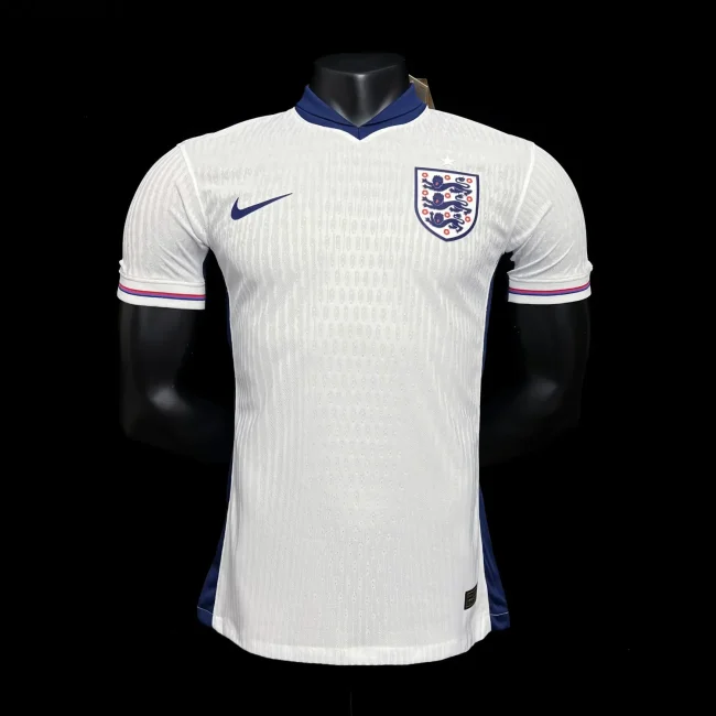 England 2024 home white player soccer jerseys (The player version is more slim fit, it is recommended to buy one size larger)
