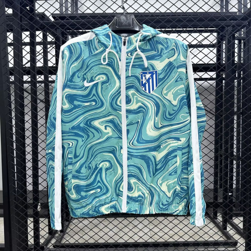 2025-26 Atletico Madrid  blue windbreaker