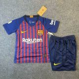 2018-19 Retro.Barcelona  home kid kit
