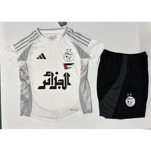 2025-26 Algeria White Player Kids Kit