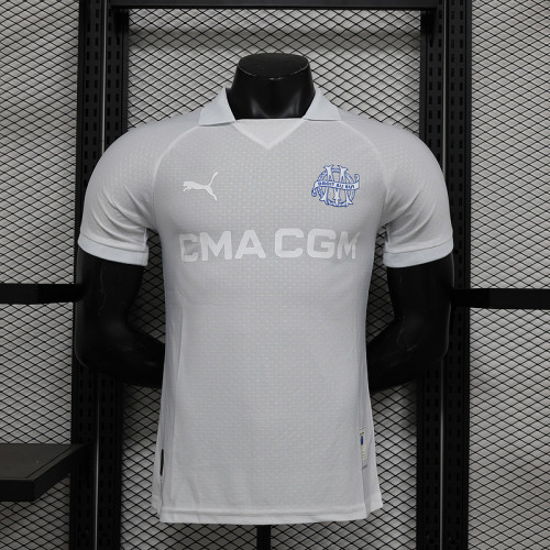 2024-25 Marseille 125TH player version jersey (The player version is more slim fit, it is recommended to buy one size larger)