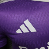 2024-25Real Madrid   Purple special player version jersey  (The player version is more slim fit, it is recommended to buy one size larger)