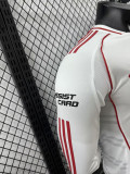 2024-25 River Plate   home long sleeve player version jersey  (The player version is more slim fit, it is recommended to buy one size larger)