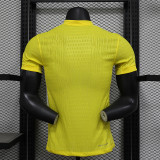 2025-26 France yellow player version jersey  (The player version is more slim fit, it is recommended to buy one size larger)