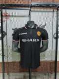1998-99 Manchester United  away black retro jersey