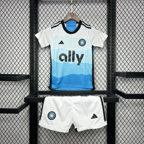 2024-25 Charlotte FC home kids kit