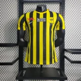 2023-24 Ittihad Home Player version soccer jerseys   (The player version is more slim fit, it is recommended to buy one size larger)