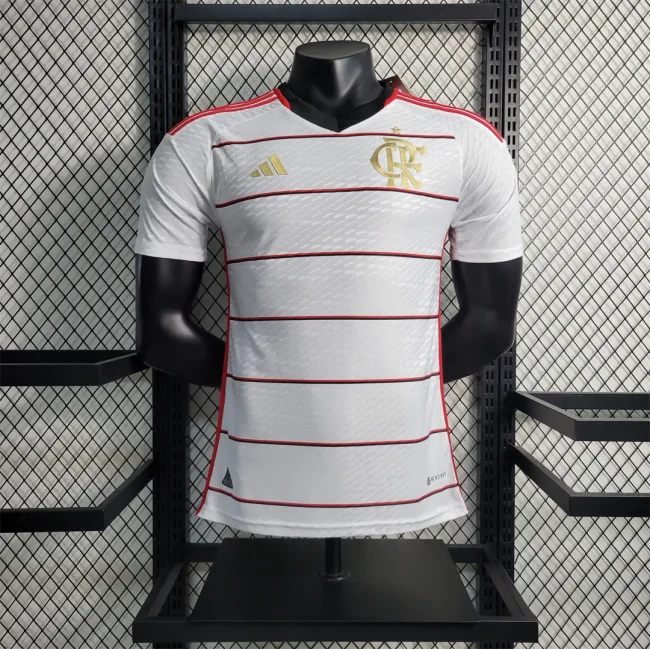 2023-24 Flamengo away player version soccer jerseys (The player version is more slim fit, it is recommended to buy one size larger)
