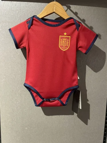 2024 Spain home baby jersey