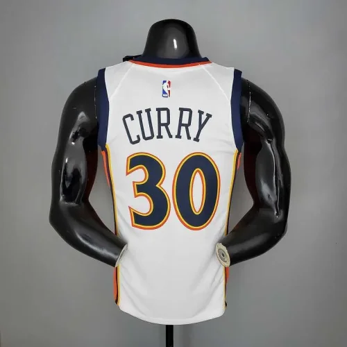 Curry #30 Warriors Rookie White