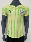2025-26 Palmeiras away player version jersey   (The player version is more slim fit, it is recommended to buy one size larger)