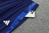 2024-25 Riyadh Victory half zipper blue suit