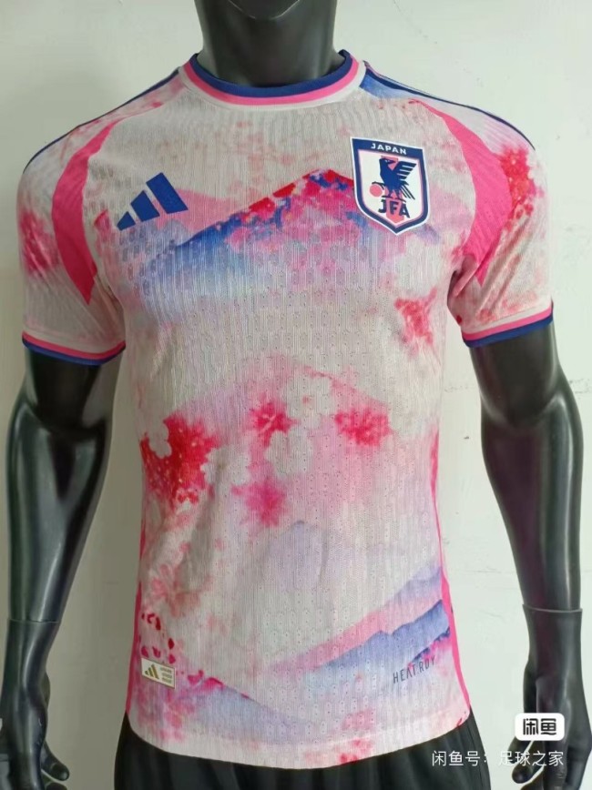 2024-25 Japan white and pink special jersey player version jersey (The player version is more slim fit, it is recommended to buy one size larger)
