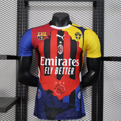 2025-26 Ibrahimovic clubs combined jersey   (The player version is more slim fit, it is recommended to buy one size larger)